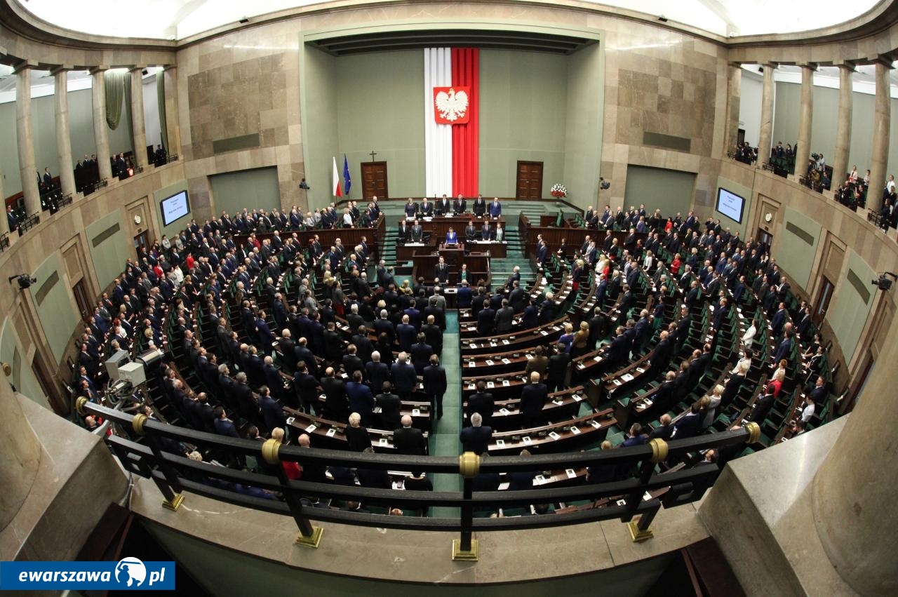Sala Posiedzeń Sejmu. Zdjęcie ilustracyjne