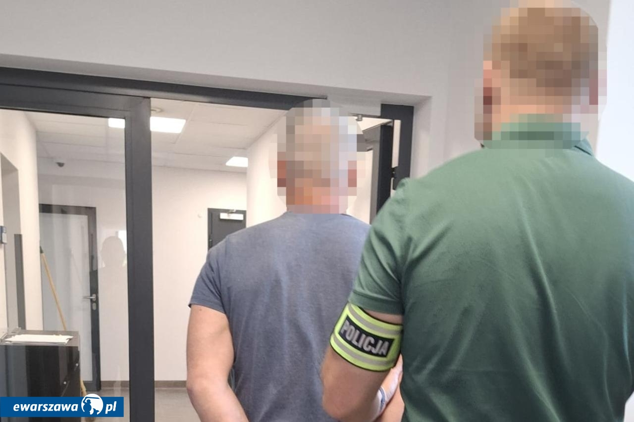 zatrzymanie 49-latka | fot. https://otwock.policja.gov.pl/