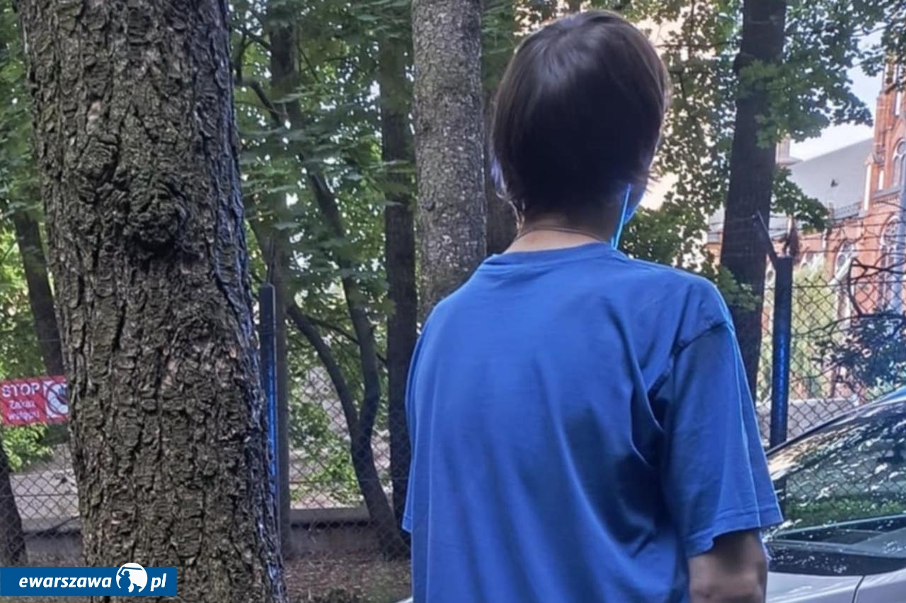 Mężczyzna, który obnażył się na Pradze-Północ | fot. strazmiejska.waw.pl