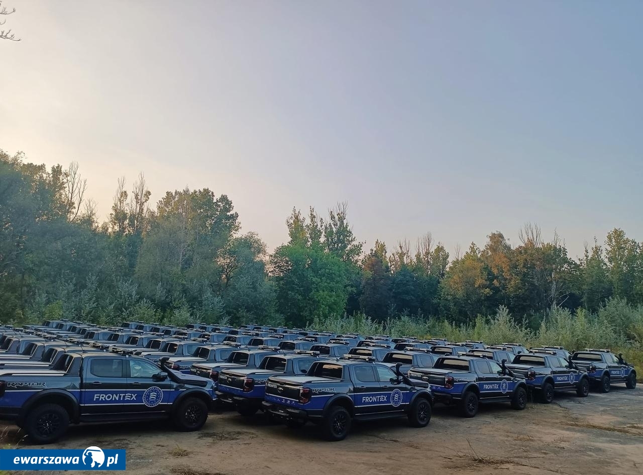 Działka Frontexu przy Racławickiej służąca jako parking