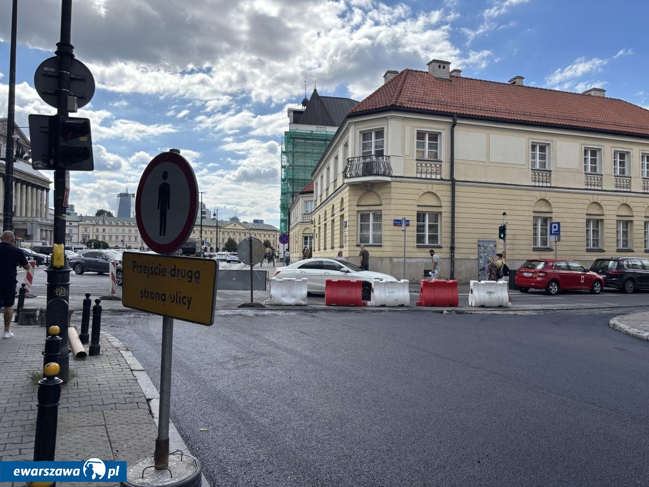 frezowanie ul. Senatorskiej w Warszawie | fot. Bartosz Pańczyk