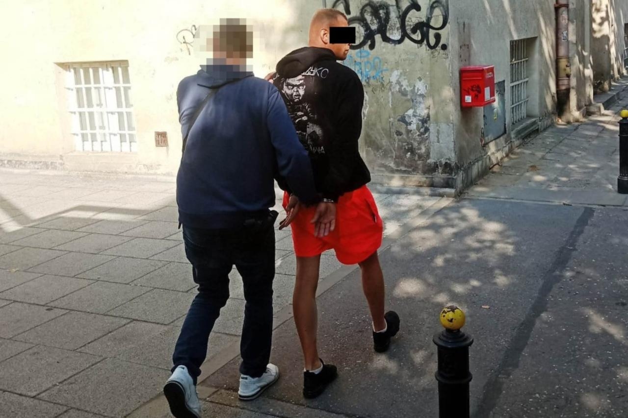 zatrzymanie podejrzanego | fot. policja / materiały prasowe
