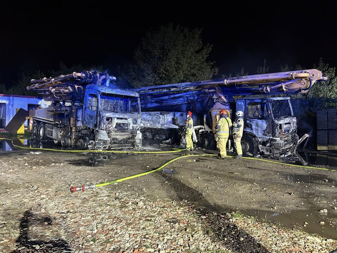 spalone ciężarówki | fot. JRG Błonie