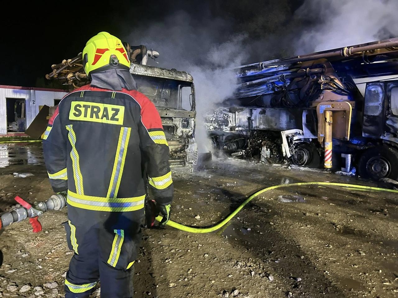 spalone ciężarówki | fot. JRG Błonie