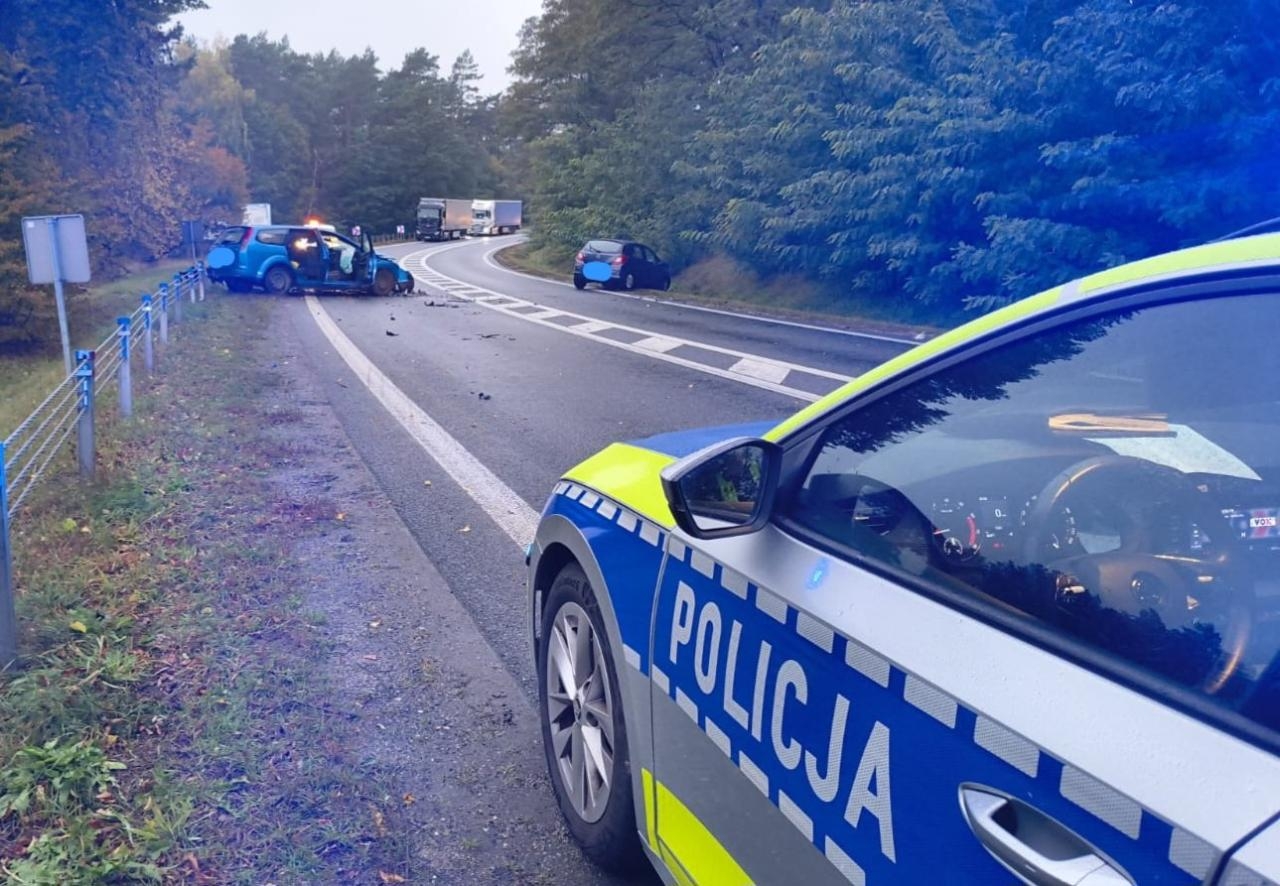wypadek pod Płockiem | fot. x.com/PolicjaMazowsze