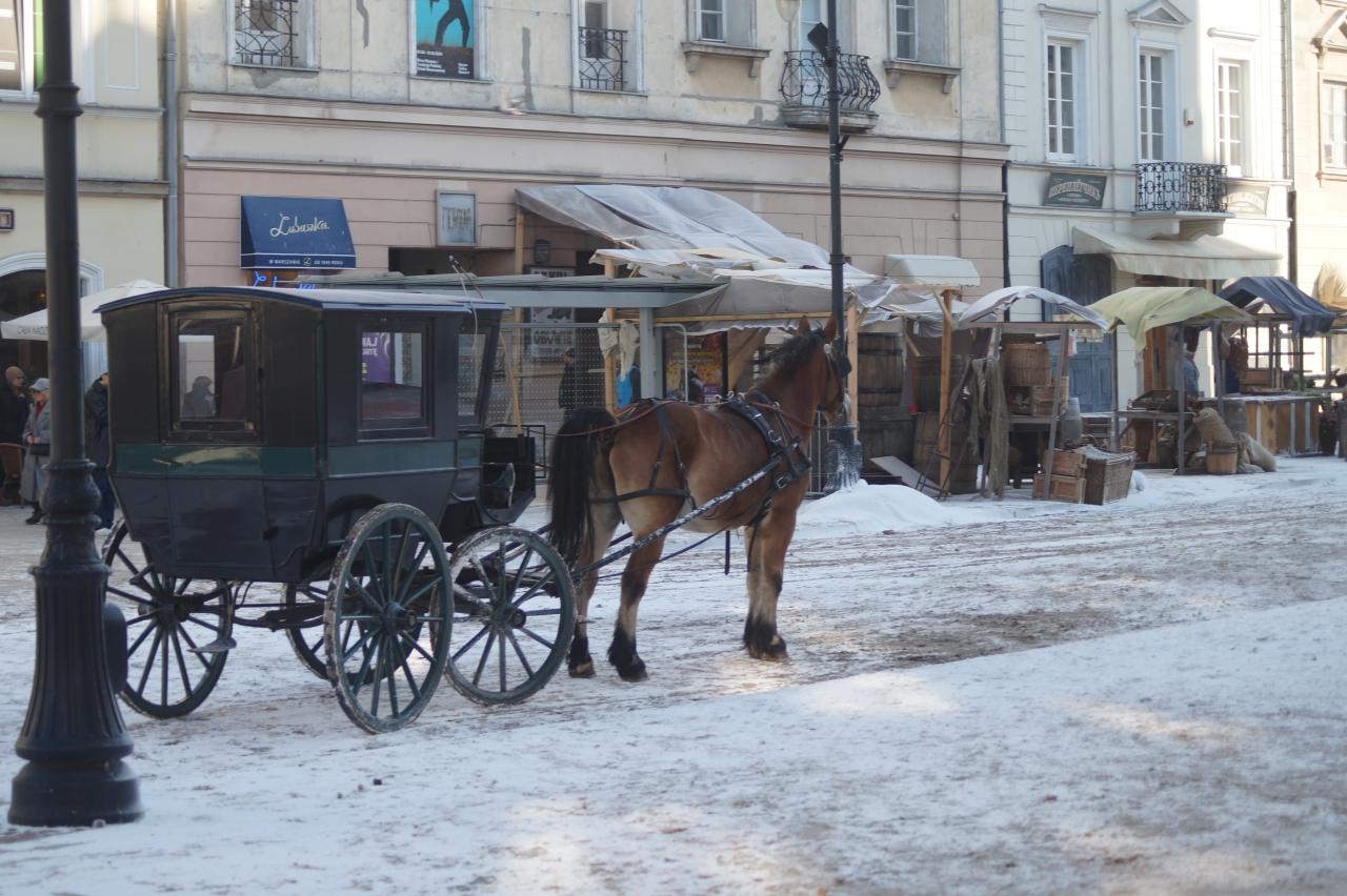 plan filmu "Lalka" w Warszawie | fot. Bartosz Pańczyk