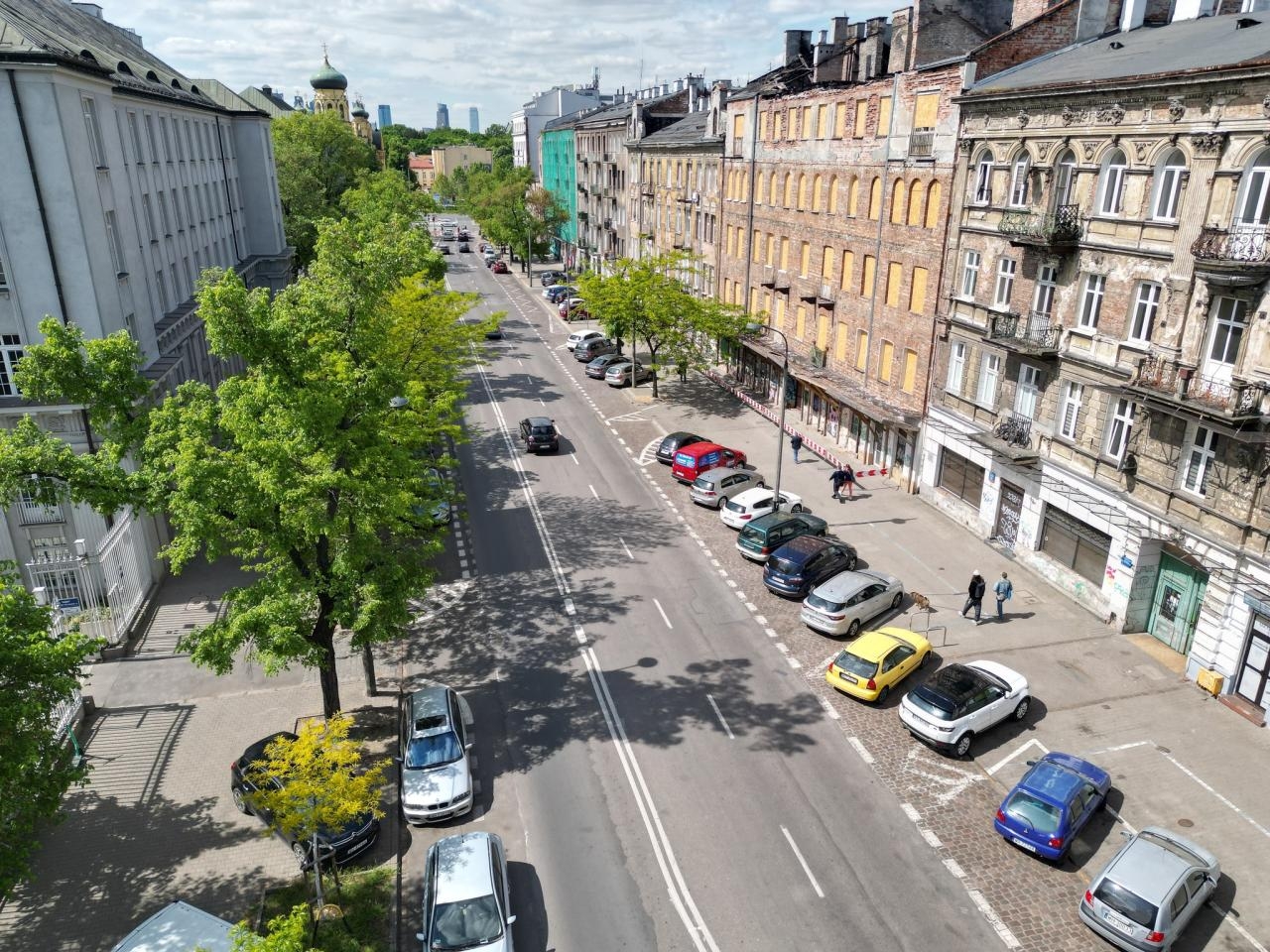 ulica Wileńska w Warszawie przed przebudową | fot. zdm.waw.pl