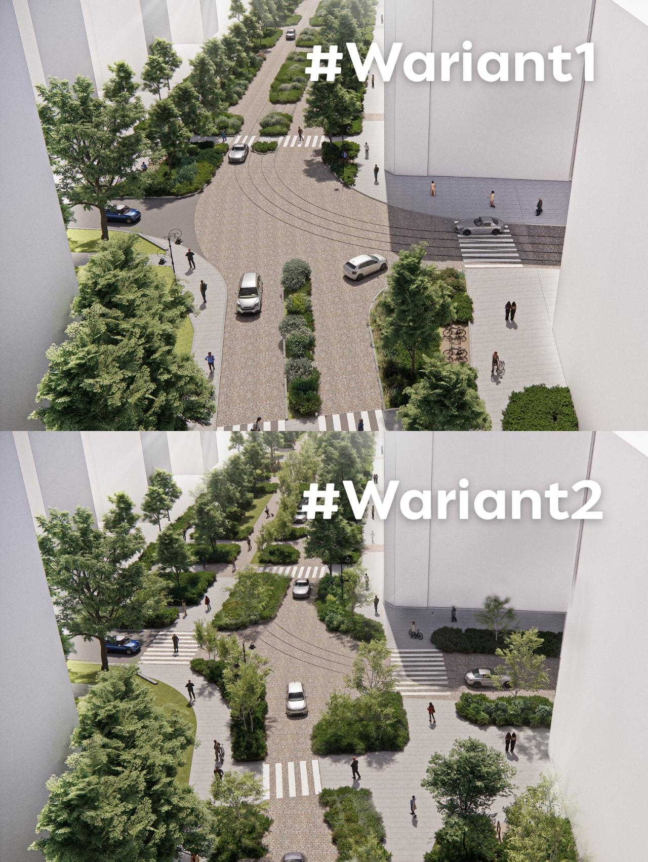 wizualizacja Wileńskiej w Warszawie po remoncie | fot. zdm.waw.pl