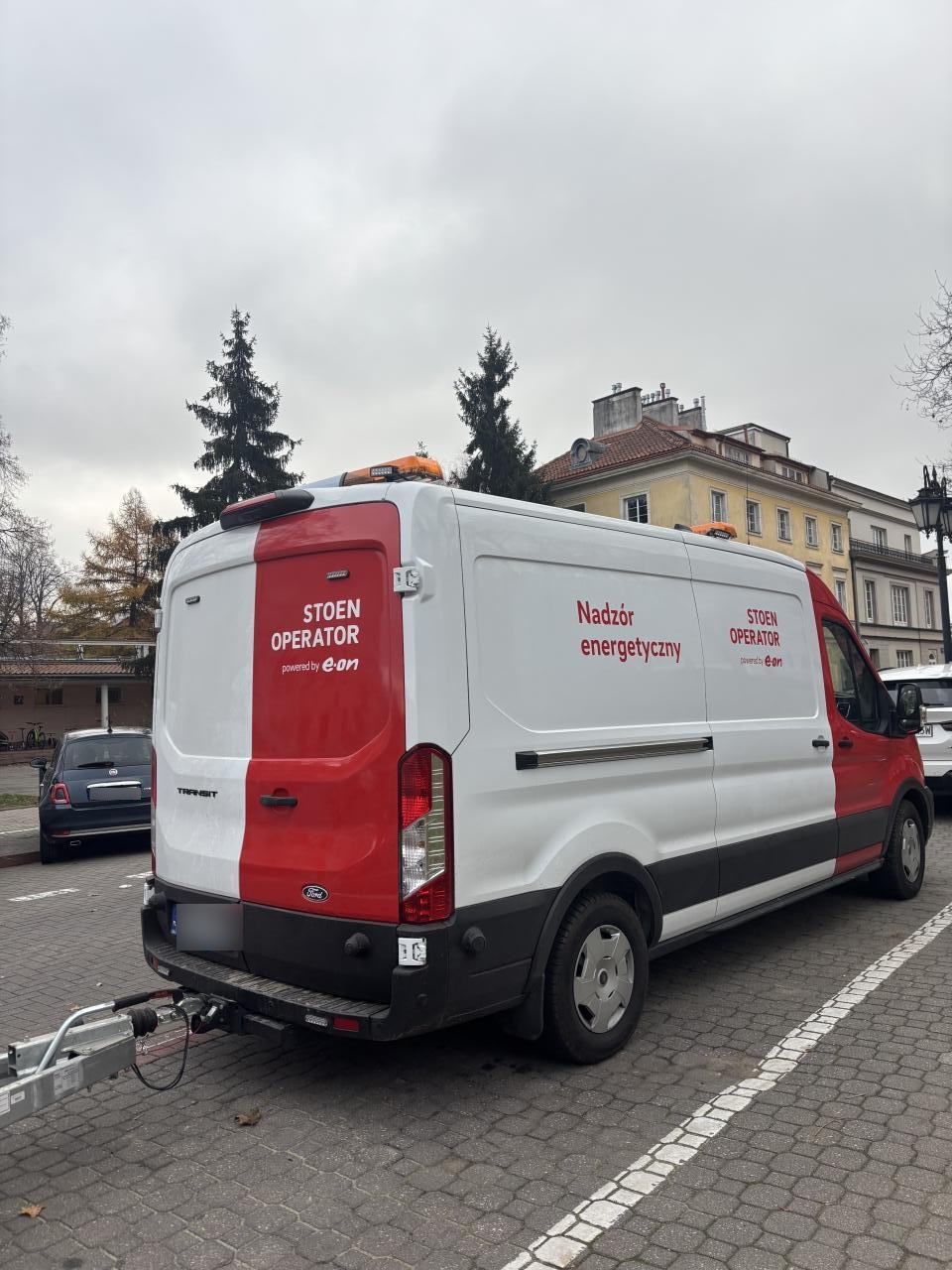 Awaria energetyczna przy ul. Sowiej w Warszawie | fot. Bartosz Pańczyk