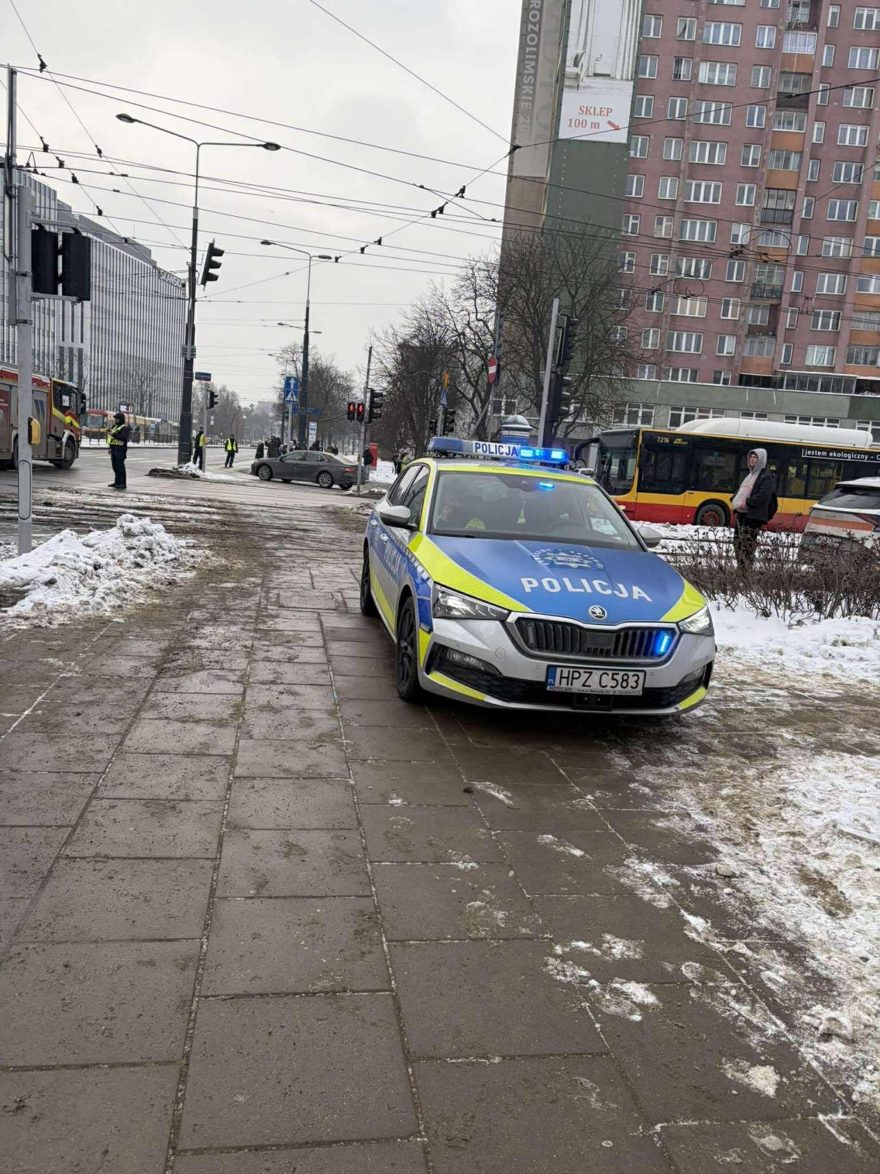 wypadek na Woli | fot. Bartosz Pańczyk