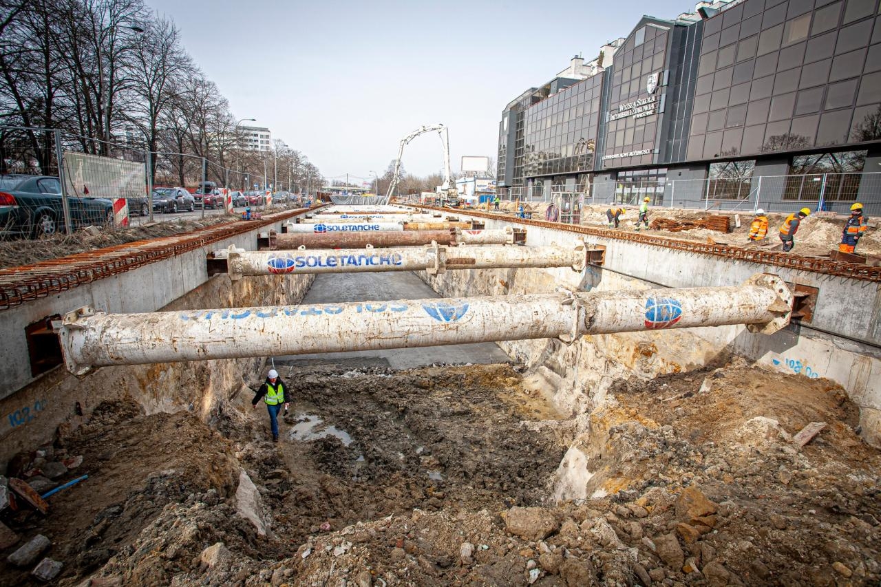budowa pierwszego tunelu tramwajowego w Warszawie | fot. Tramwaje Warszawskie/facebook
