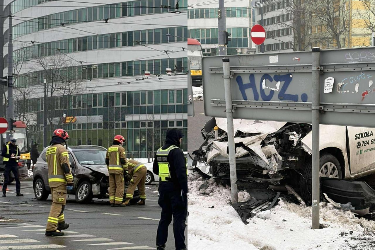 wypadek na Woli | fot. Bartosz Pańczyk