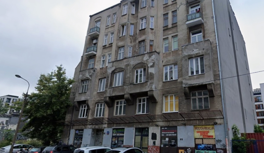 kamienica przy ul. Chłodna 41 w Warszawie | fot. google stret view