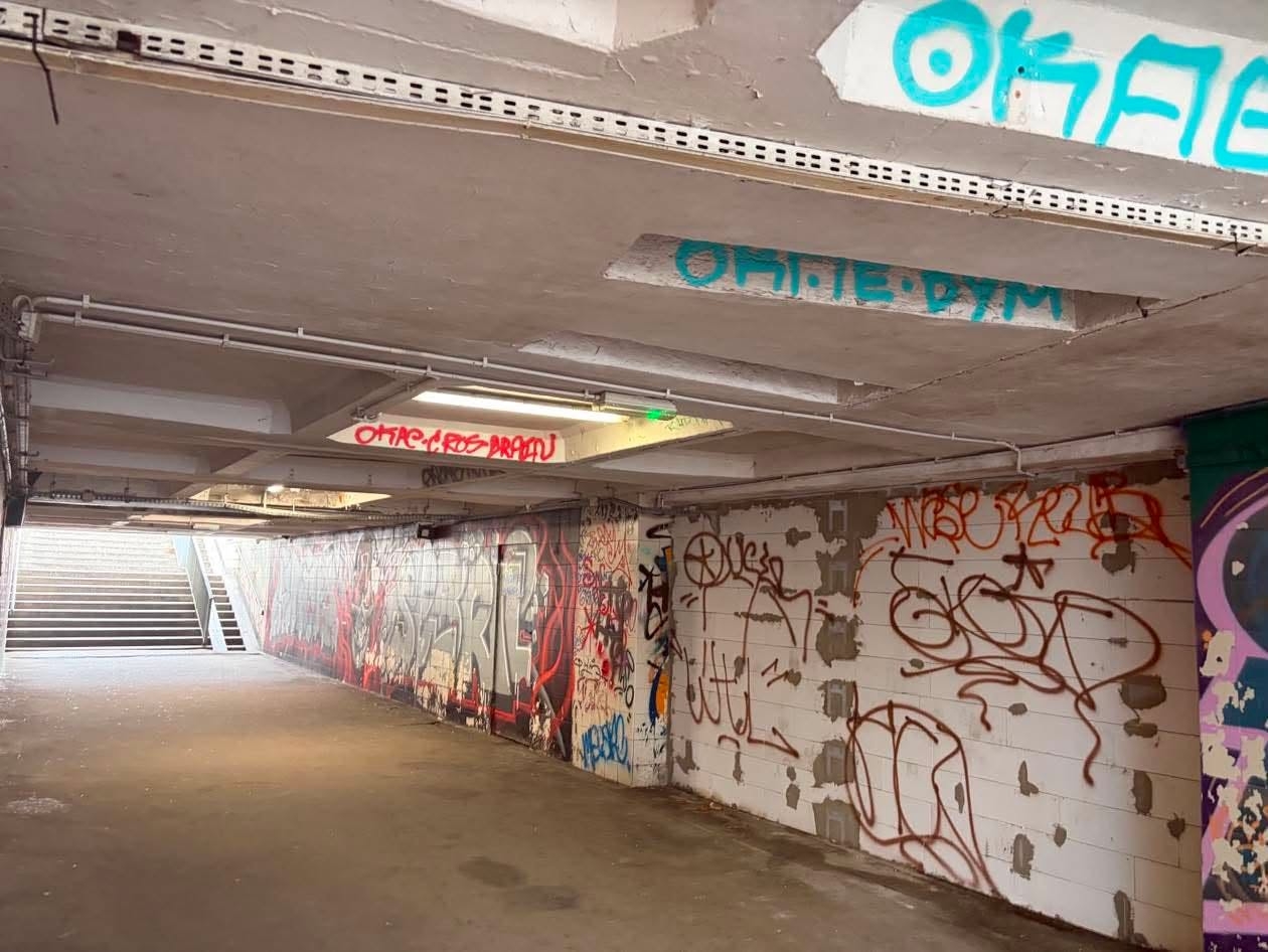 przejście podziemne przy ul. Targowej w Warszawie | fot. Bartosz Pańczyk