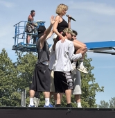 Bovska na próbie przed koncertem "Wianki nad Wisłą" w Warszawie | fot. Bartosz Pańczyk