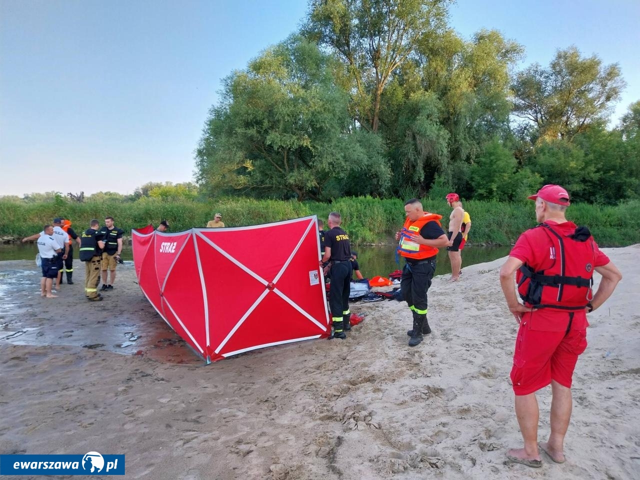 fot. Piaseczyńskie WOPR - Grupa Interwencyjna Góra Kalwaria/Facebook.